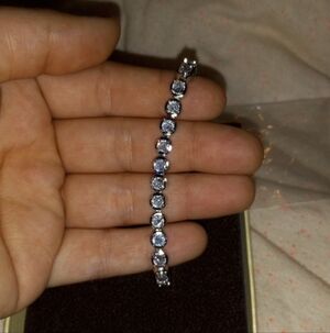 NWOT Silver Tennis Bracelet